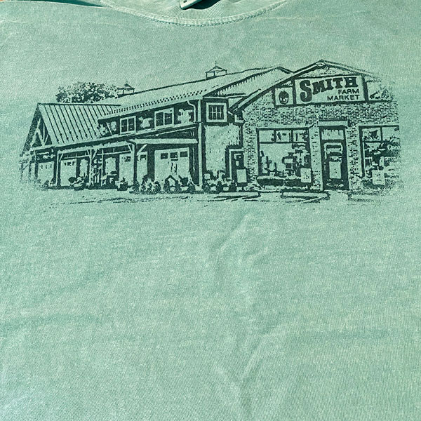 Witten Smith Farm Market T-shirt Smith Building Green Front