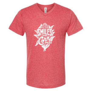 Witten Farm Market T-shirt Smiles Red Front